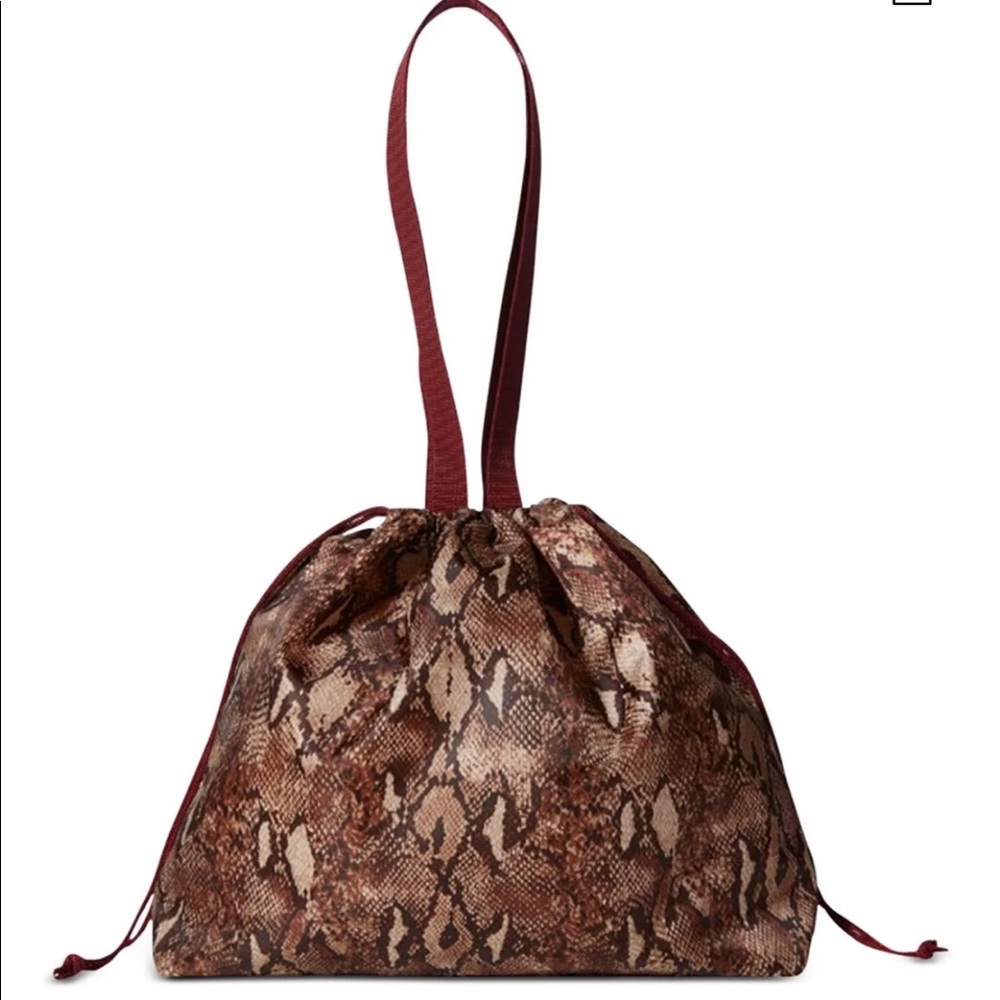 Large snake skin tote bag - Picture 2 of 3